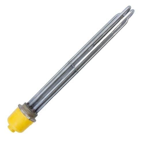 Блок ТЭН 7,5 кВт для воды 370 мм фланец G1 1/2" 380 В нерж. (трубка + колпак) HTH