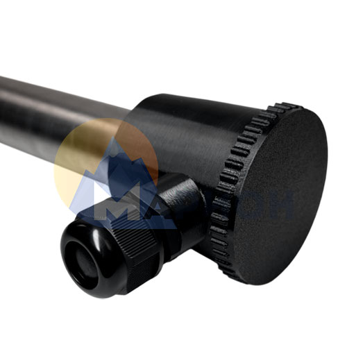 Колбовый погружной нагреватель КПН L=500, 1,0кВт, 380В, Нерж сталь AISI 316L