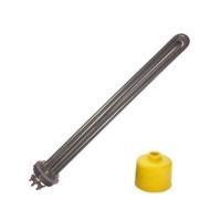 Блок ТЭН-9,0кВт, 380В (400мм.) G1 1/2"  нерж/нерж (трубка + колпак) JH